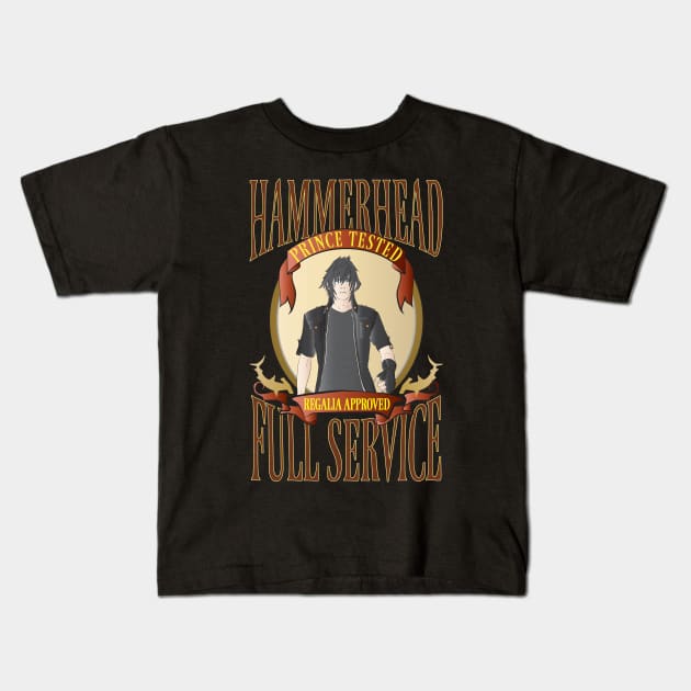 Hammerhead Full Service Kids T-Shirt by TionneDawnstar